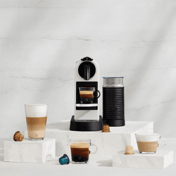 Image showing the Citiz with Aeroccino Coffee Machine, White product.