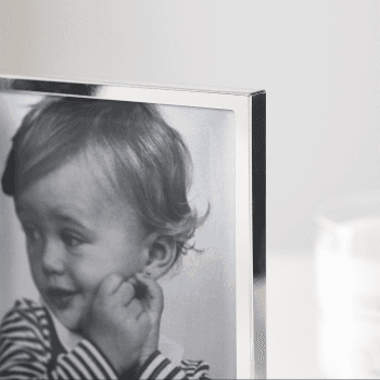 Image showing the Fine Silver Hinged Photograph Frame, 4 x 6", Silver Plate product.