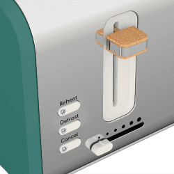 Image showing the Nordic 2-Slice Toaster, Teal product.