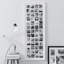 Image showing the Year in Memories Photograph frame - 52 aperture, H133.5 x W48cm, White product.