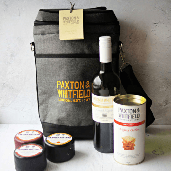 Image showing the Cheese & Wine Cool Bag, Grey product.