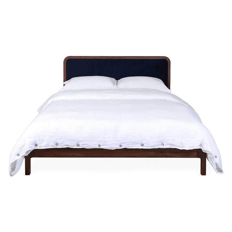 Artie King Size Bed, Walnut