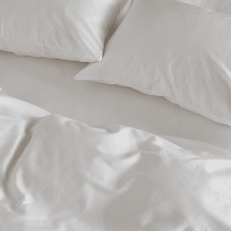 Luxe Cotton Pair of Standard Pillowcases, Snow