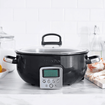 Image showing the Non-Stick Multicooker, 5.6L, Black product.