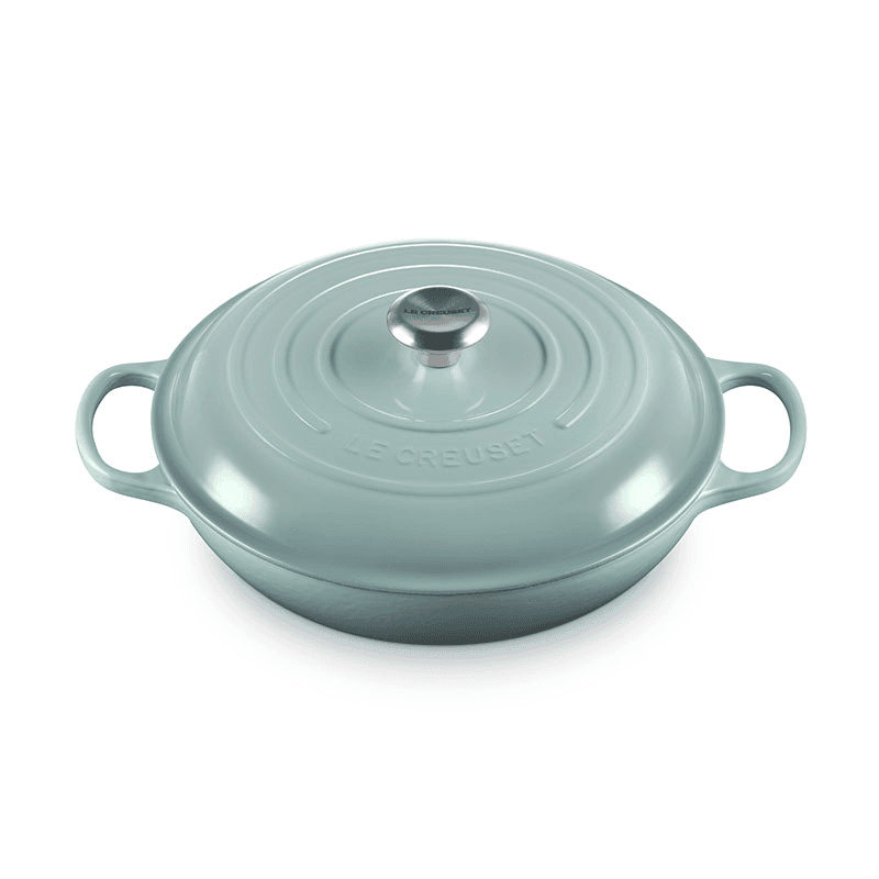 Cast Iron Shallow Casserole, 30cm, Sea Salt