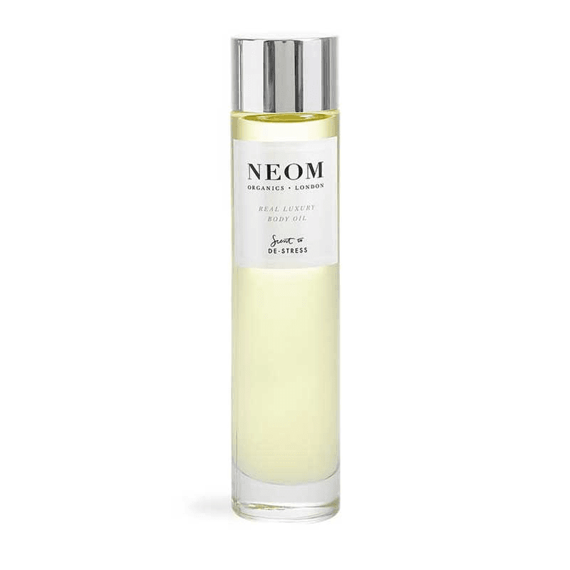 Scent to De-Stress Real Luxury Vitamin Body Oil, 100 ml, White/Purple/Silver