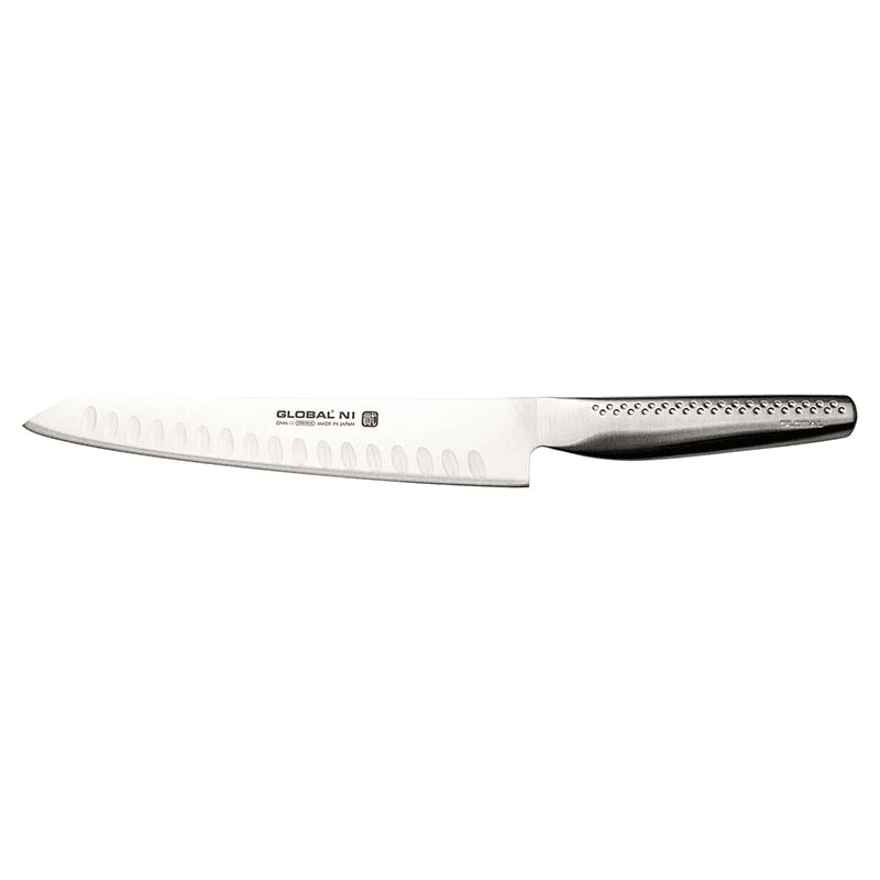 Ni Fluted Carving Knife/Slicer, 21cm, Silver