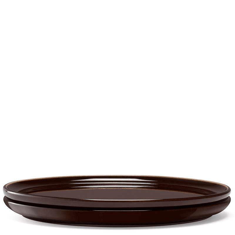 Collective Set of 2 Starter Plates, D20cm, Mocha