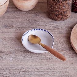 Image showing the Indigo Drop Spoon Rest, 15 cm product.