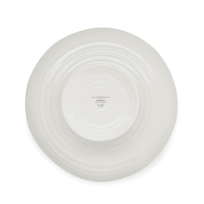 Ceramics Footed cake plate, 24 x 10cm, White