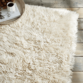 Image showing the Flokati Rug, 200 x 300cm, Ivory product.