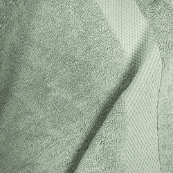 Image showing the Organic 600gsm The Bath Sheet, 70 x 140cm, Sage Green product.