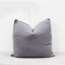 Image showing the Lisbon Cushion, 50 x 50cm, Pewter Grey product.