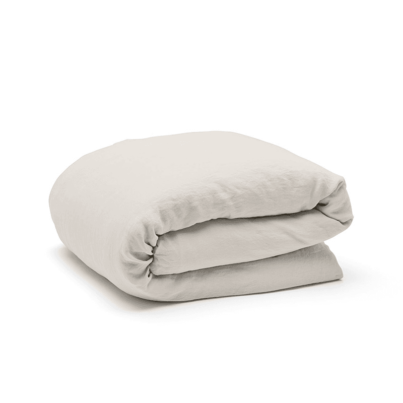 Linen Duvet Cover, Double, Clay