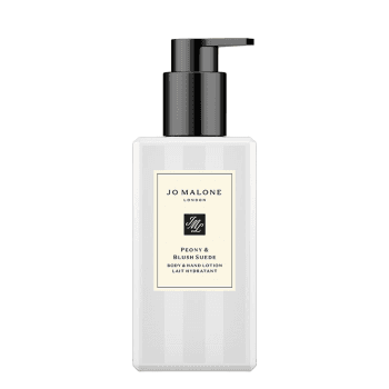 Image showing the Peony & Blush Suede Bath & Body Trio, Clear product.