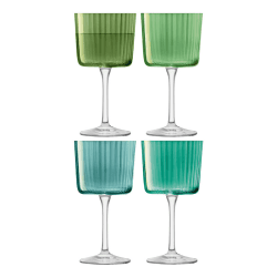 Image showing the Gems Set of 4 Wine Glasses, 250ml, Jade product.