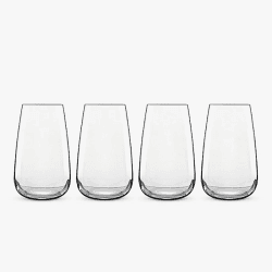 Image showing the Talismano Set of 4 Hi Ball Glasses, 570ml, Clear product.