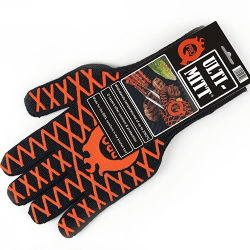 Image showing the Ulti-Mitt heat resistant BBQ glove, Black product.