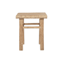 Image showing the Ibo Reclaimed Wood Side Table, Natural product.