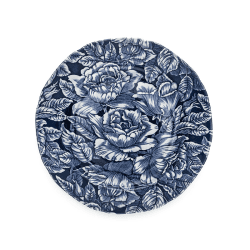 Image showing the Ink Blue Hibiscus Plate, D21.5cm product.