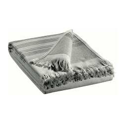 Image showing the Cancun Pair of hammam towels, 90 x 180cm, Perle product.