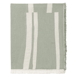 Image showing the Lyme Grass Throw, H180cm x W130cm, Green product.