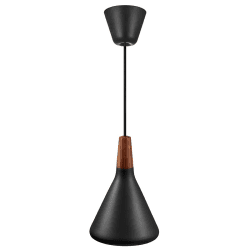 Image showing the Nori Pendant, H26.5cm, Black product.