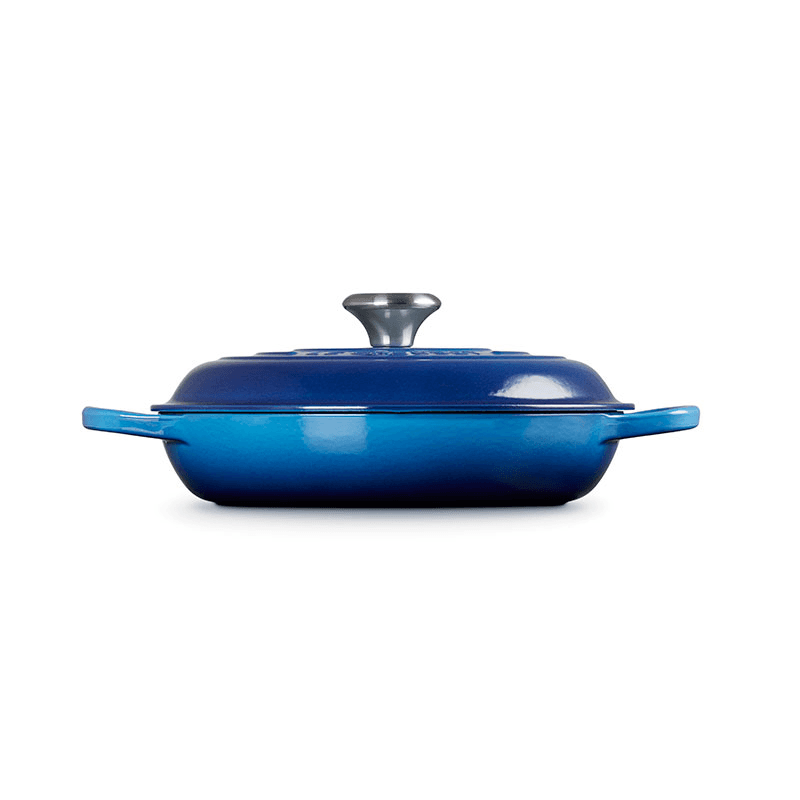 Signature Cast Iron Shallow Casserole, 26cm, Azure