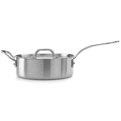 Image showing the Classic Triply Sautepan with Lid, 26cm, Stainless Steel product.