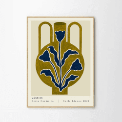 Image showing the Carla Llanos Vase 08 print, 50 x 70cm product.