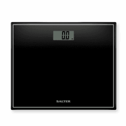 Image showing the Compact Glass Electronic Scale, Black product.