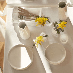 Image showing the Collective Set of 2 Dinner Plates, D26cm, White product.