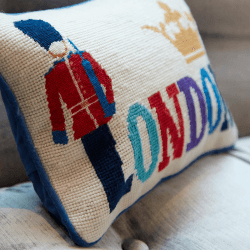 Image showing the London Cushion, 30.5 x 23cm, Multi product.