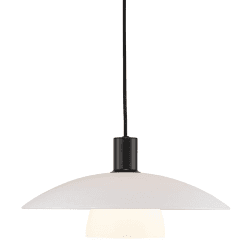 Image showing the Verona Pendant, H19cm, Opal White product.