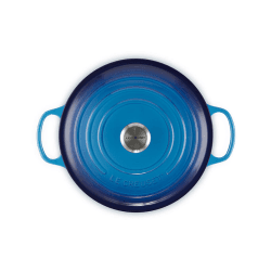 Image showing the Signature Cast Iron Round Casserole, 28cm, Azure product.
