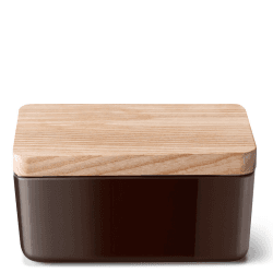 Image showing the Collective Butter Dish, Mocha product.
