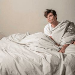 Image showing the Relaxed Cotton King Size Duvet Cover, Clay product.