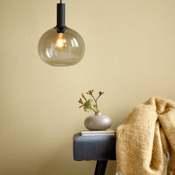 Image showing the Alton Pendant, H33cm, Smoke product.