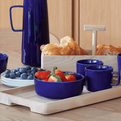 Image showing the Collective Set of 2 Cereal Bowls, D15cm, Cobalt product.