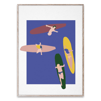 Image showing the Surfers FSC Print, 50 x 70cm product.