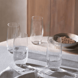 Image showing the Skye Optic Set of 4 Highball Glasses, Clear product.