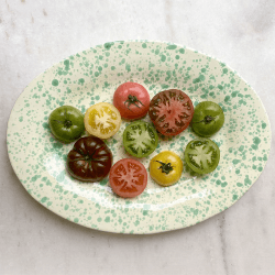 Image showing the Splatter Serving Platter, 44cm, Pistachio product.