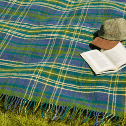 Image showing the Tartan Polo Picnic Rug, 145 x 183cm, Forest product.