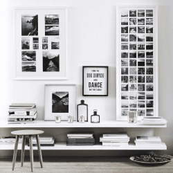 Image showing the Year in Memories Photograph frame - 52 aperture, H133.5 x W48cm, White product.