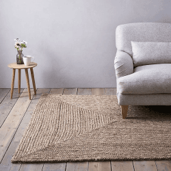 Image showing the Braided Jute Rug, 170 x 240cm, Natural product.