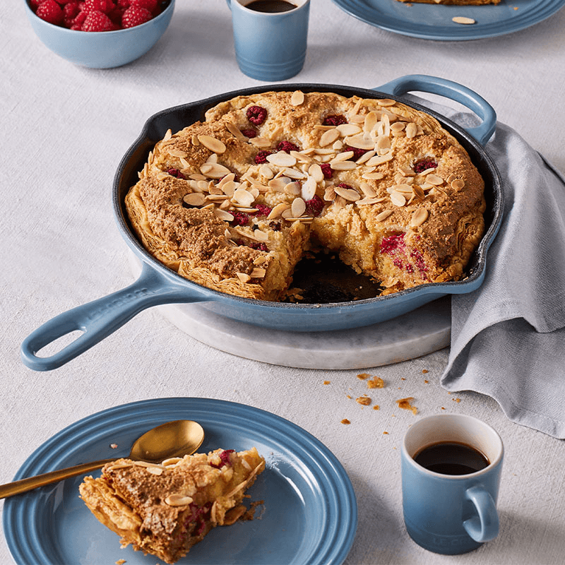 Signature Cast Iron  Frying Pan, 23cm, Chambray