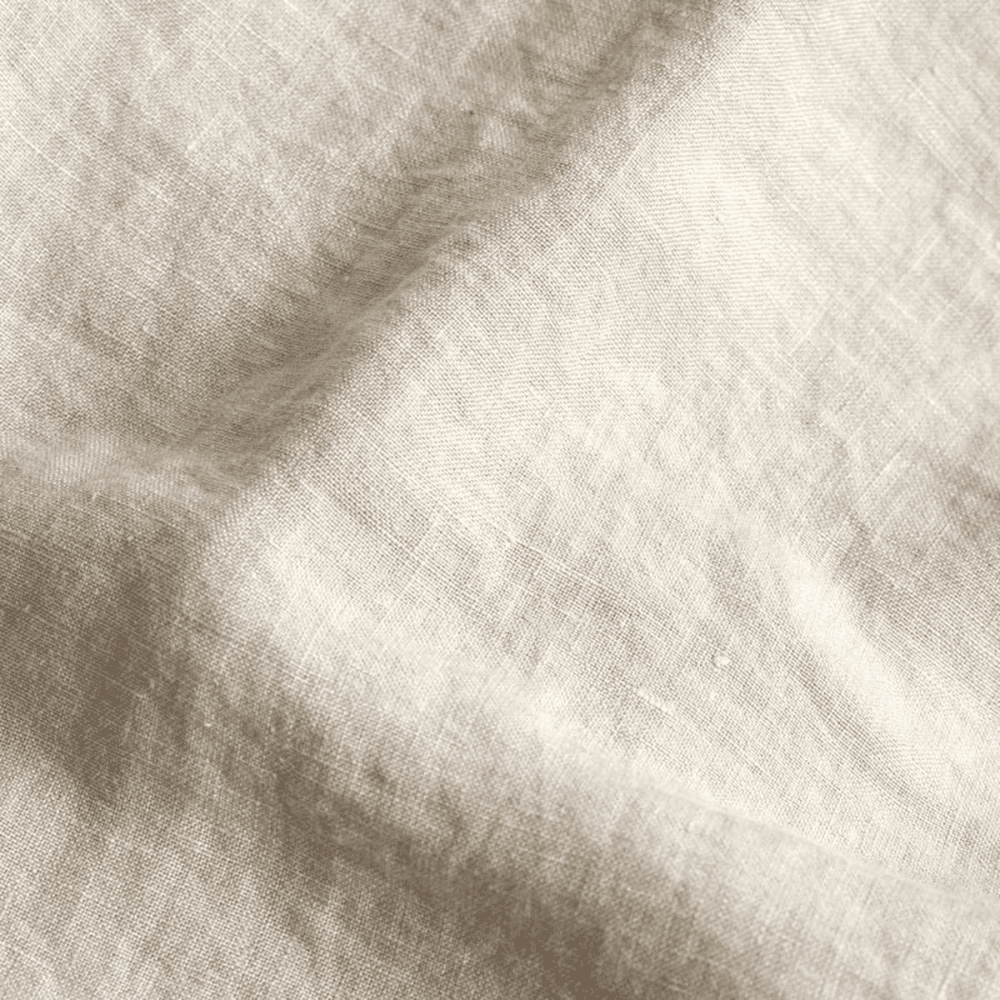Linen Duvet Cover, Double, Oatmeal
