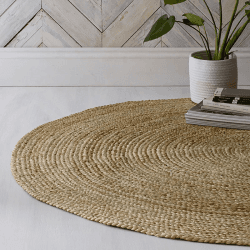 Image showing the Jute Round Rug, D150cm, Natural product.