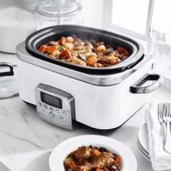 Image showing the Non-Stick Slow Cooker, 6L, Cream product.