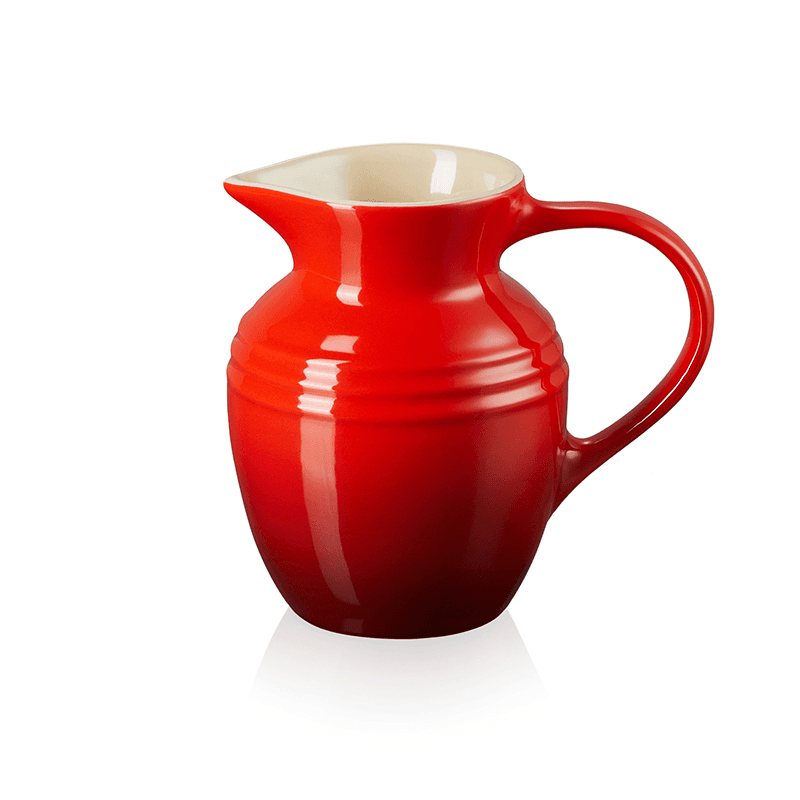 Stoneware Jug, 600ml, Cerise